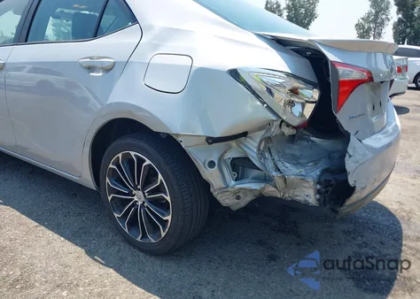 2015 Toyota Corolla S Plus z USA, uszkodzony, nr VIN 2T1BURHE6FC411791